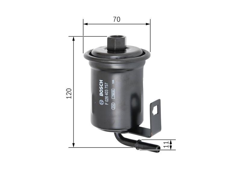 Filtre à carburant BOSCH F 026 403 757