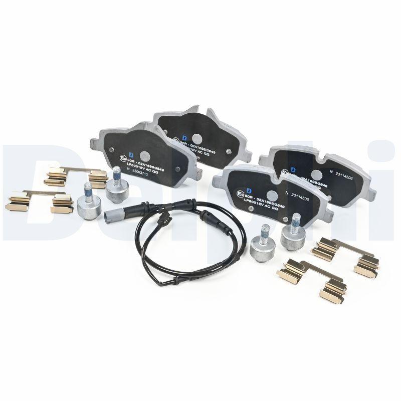 Kit de plaquettes de frein, frein à disque DELPHI LP5001EV