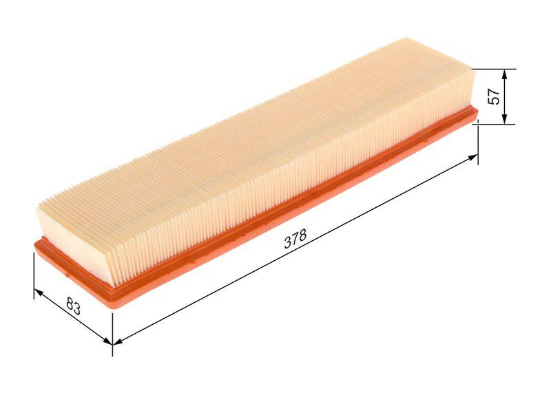 Filtre à air BOSCH 1 457 433 163