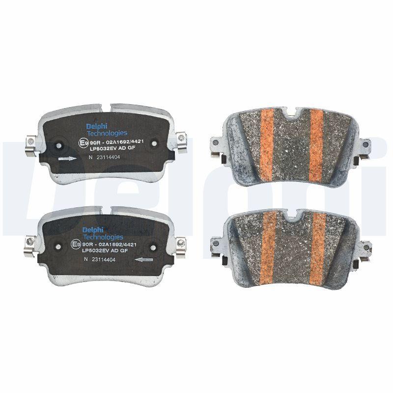 Kit de plaquettes de frein, frein à disque DELPHI LP5032EV