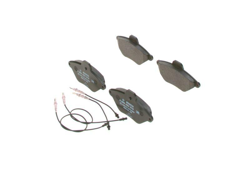 Kit de plaquettes de frein, frein à disque BOSCH 0 986 424 278