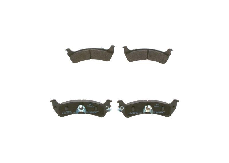 Kit de plaquettes de frein, frein à disque BOSCH 0 986 494 348