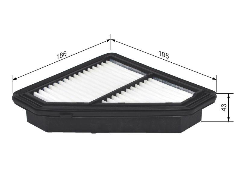 Filtre à air BOSCH F 026 400 564