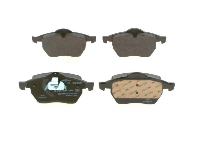 Kit de plaquettes de frein, frein à disque BOSCH 0986424360