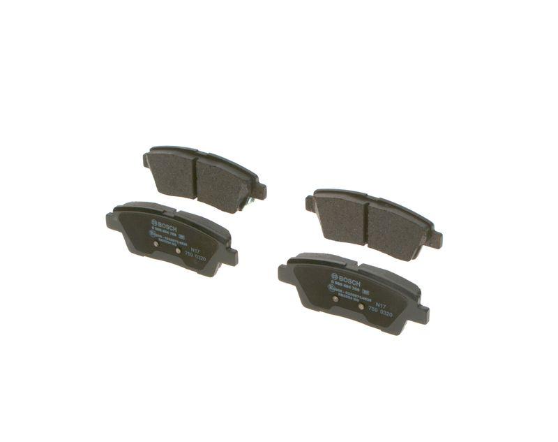 Kit de plaquettes de frein, frein à disque BOSCH 0 986 494 766