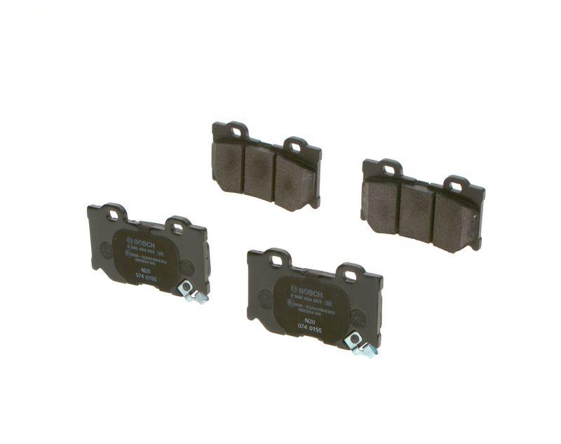 Kit de plaquettes de frein, frein à disque BOSCH 0 986 494 863
