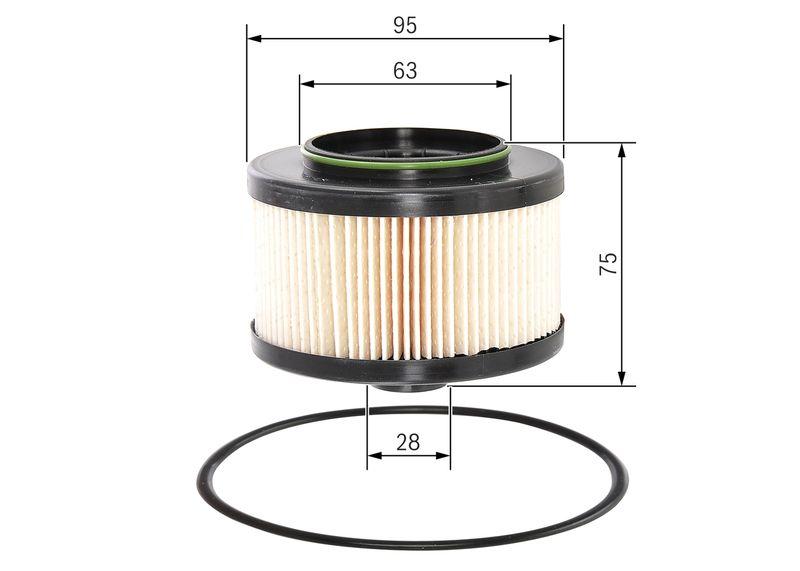 Filtre à carburant BOSCH F026402083