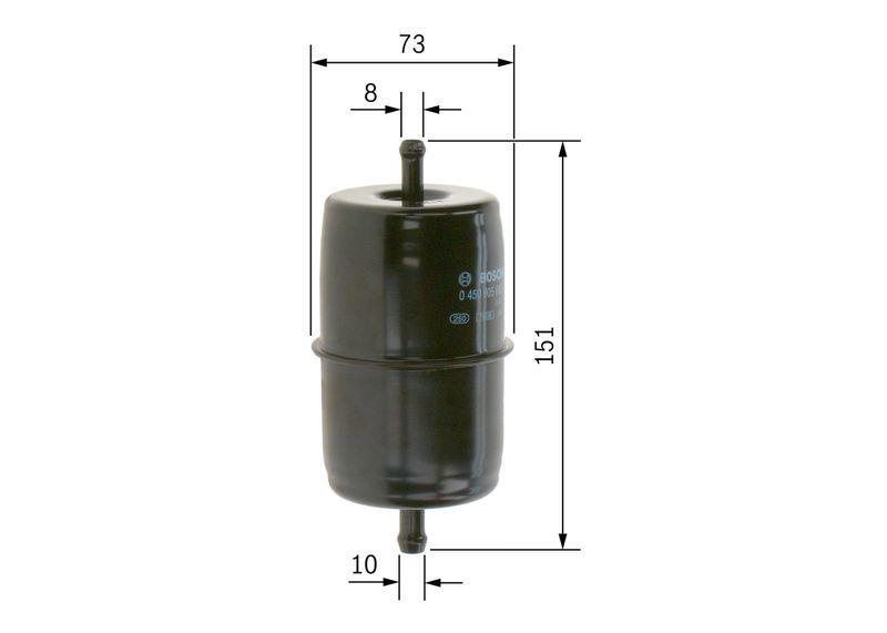 Filtre à carburant BOSCH 0 450 905 985