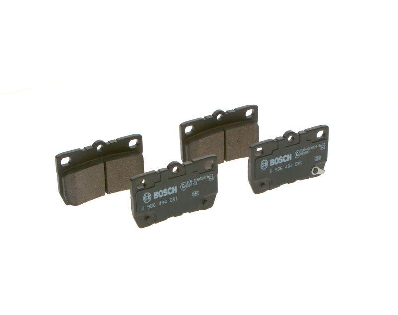 Kit de plaquettes de frein, frein à disque BOSCH 0 986 494 891