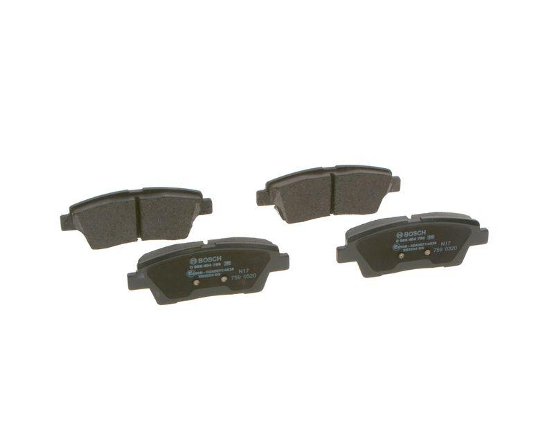 Kit de plaquettes de frein, frein à disque BOSCH 0 986 494 766