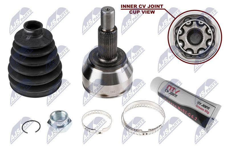 Jeu de joints, arbre de transmission NTY NPZ-LR-020