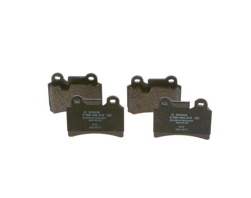 Kit de plaquettes de frein, frein à disque BOSCH 0986494210