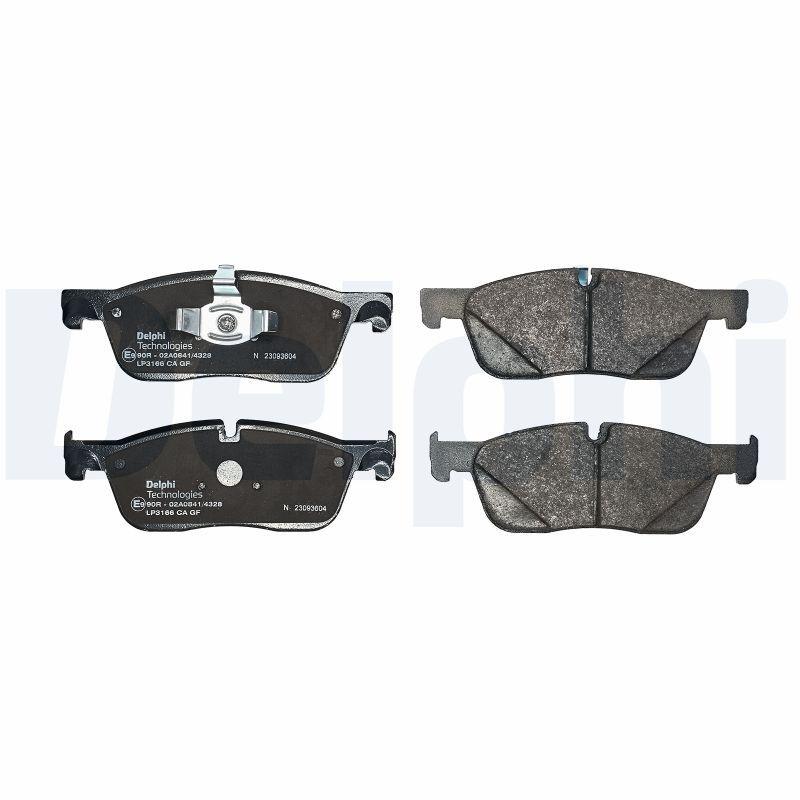Kit de plaquettes de frein, frein à disque DELPHI LP3166