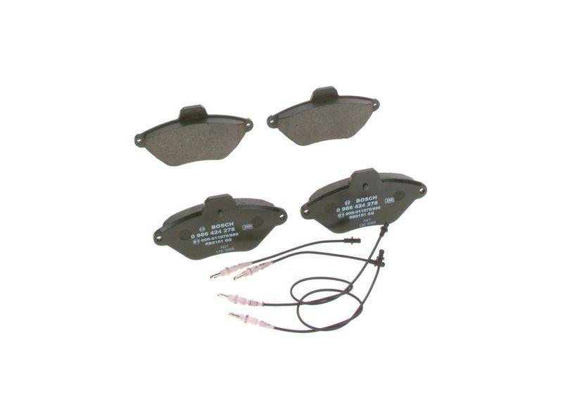 Kit de plaquettes de frein, frein à disque BOSCH 0 986 424 278