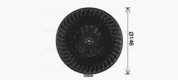 Pulseur d'air habitacle AVA QUALITY COOLING PE8421