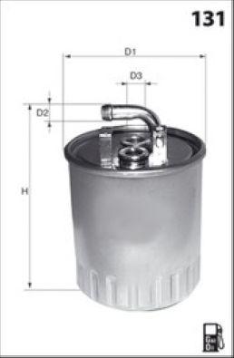 Filtre à carburant MECAFILTER ELG5451