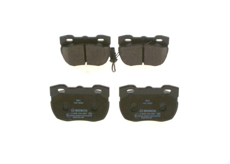 Kit de plaquettes de frein, frein à disque BOSCH 0986424287