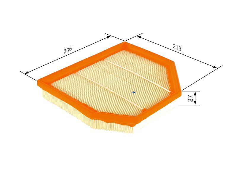 Filtre à air BOSCH F 026 400 509