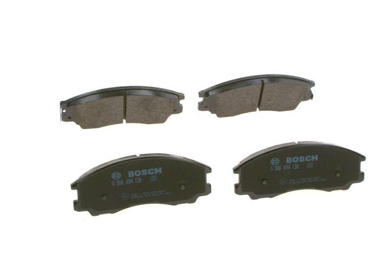 Kit de plaquettes de frein, frein à disque BOSCH 0 986 494 138