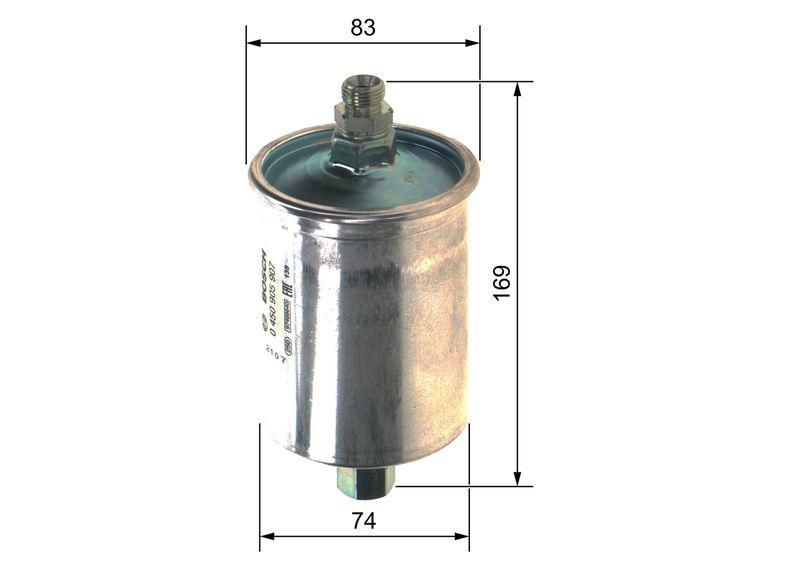 Filtre à carburant BOSCH 0450905907