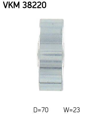 Tendeur de courroie, courroie trapézoïdale à nervures SKF VKM 38220