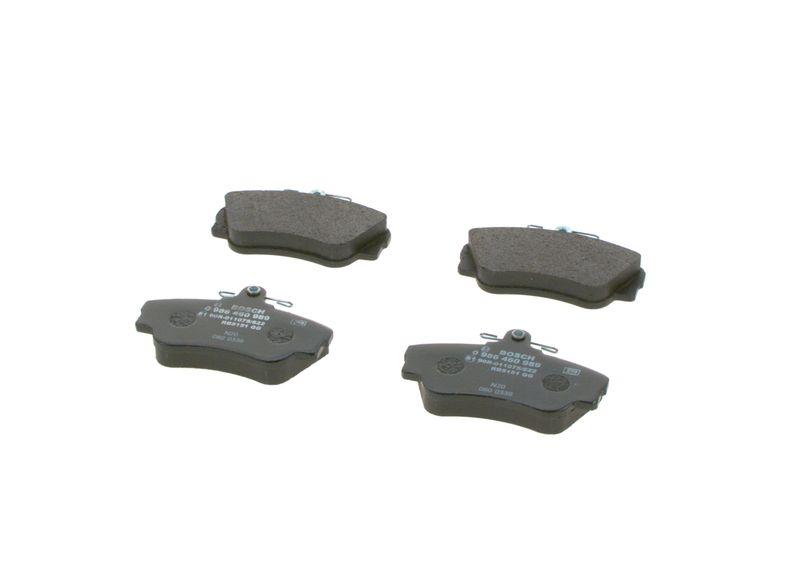 Kit de plaquettes de frein, frein à disque BOSCH 0 986 460 989
