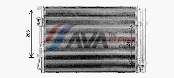 Condenseur, climatisation AVA QUALITY COOLING KA5341D