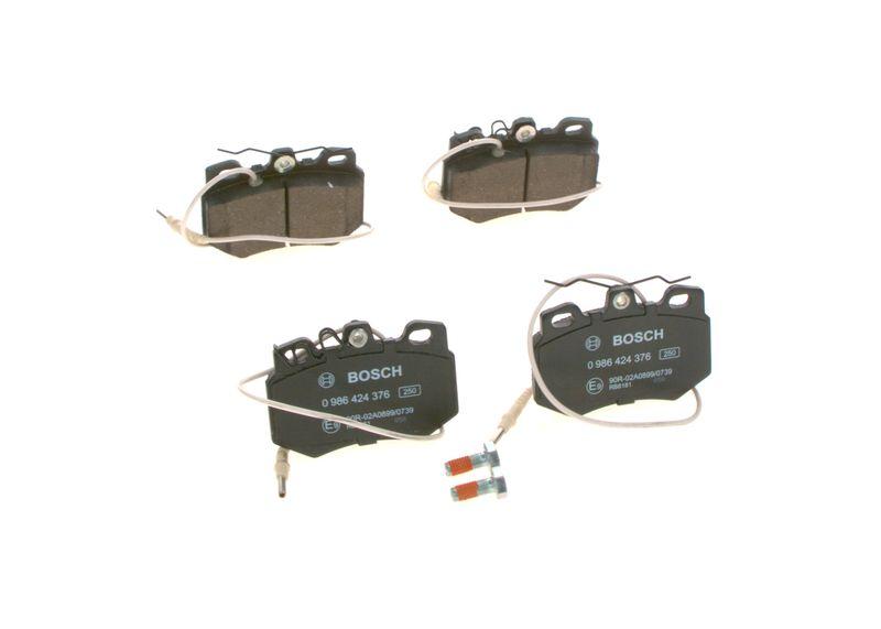 Kit de plaquettes de frein, frein à disque BOSCH 0 986 424 376