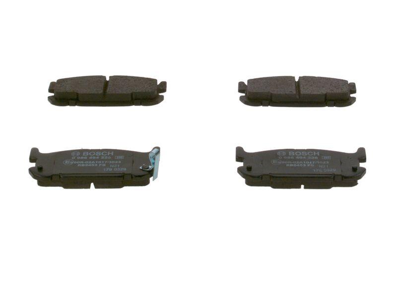 Kit de plaquettes de frein, frein à disque BOSCH 0 986 494 226