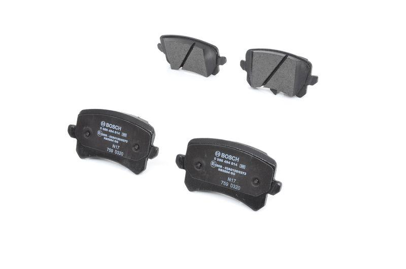 Kit de plaquettes de frein, frein à disque BOSCH 0 986 494 814
