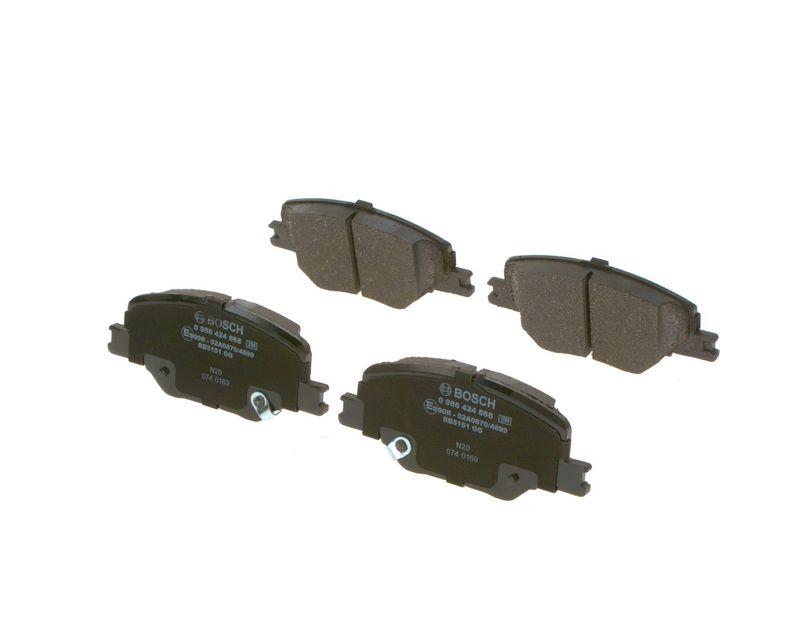 Kit de plaquettes de frein, frein à disque BOSCH 0 986 424 868