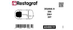 Kit de clip de fixation, carrosserie RESTAGRAF 604001V