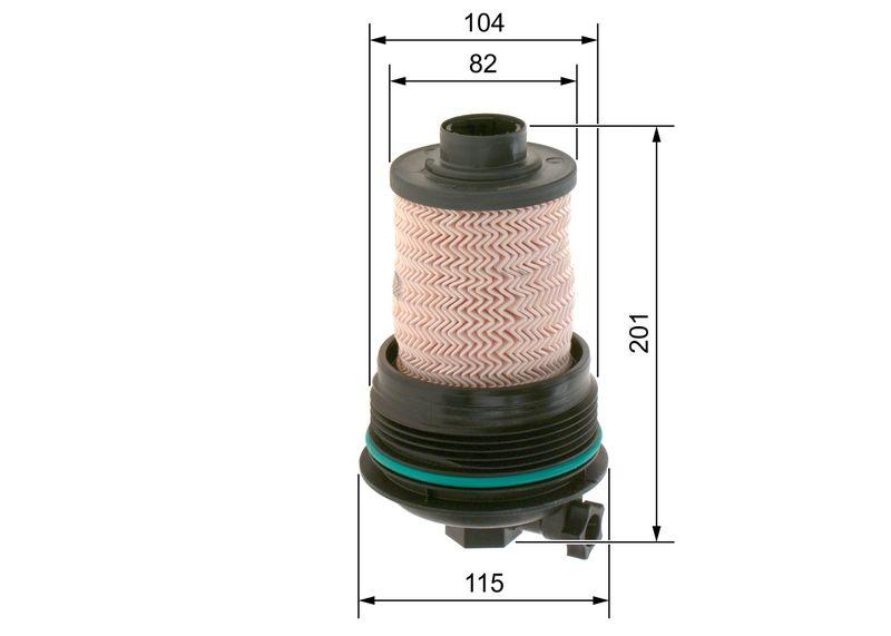 Filtre à carburant BOSCH F 026 402 260