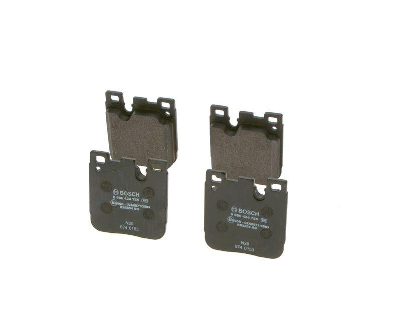 Kit de plaquettes de frein, frein à disque BOSCH 0 986 424 755