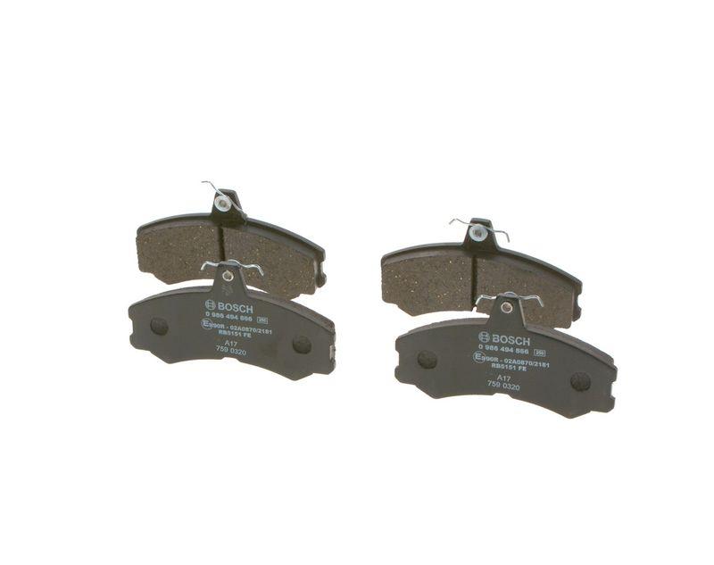 Kit de plaquettes de frein, frein à disque BOSCH 0 986 494 866