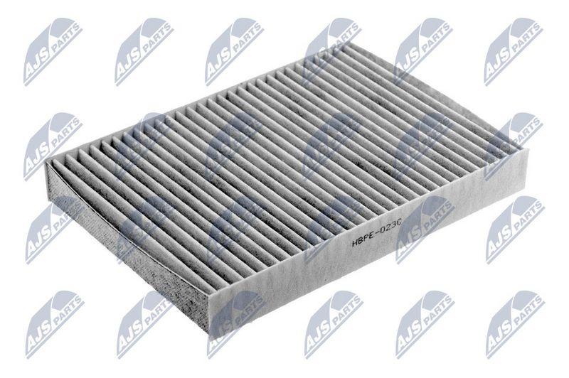 Filtre, air de l'habitacle NTY FCF-PE-023C