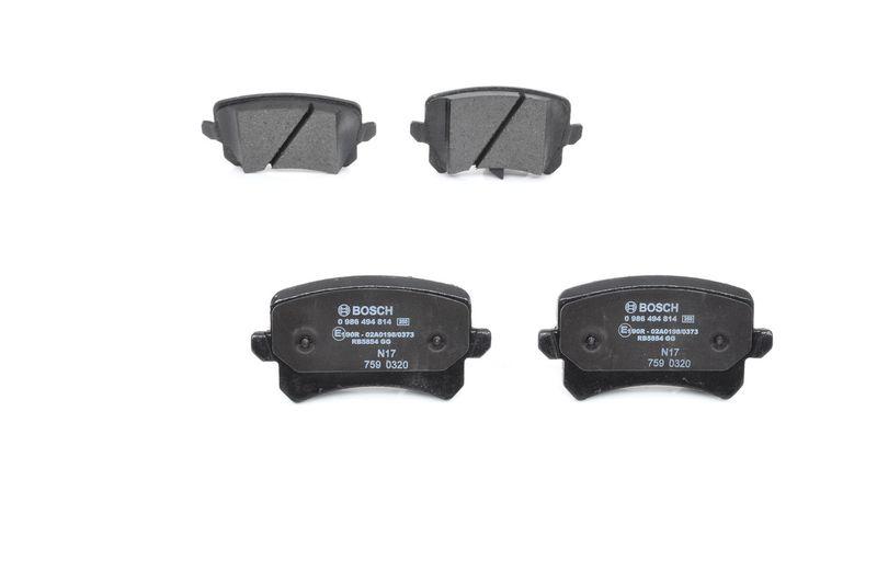 Kit de plaquettes de frein, frein à disque BOSCH 0 986 494 814