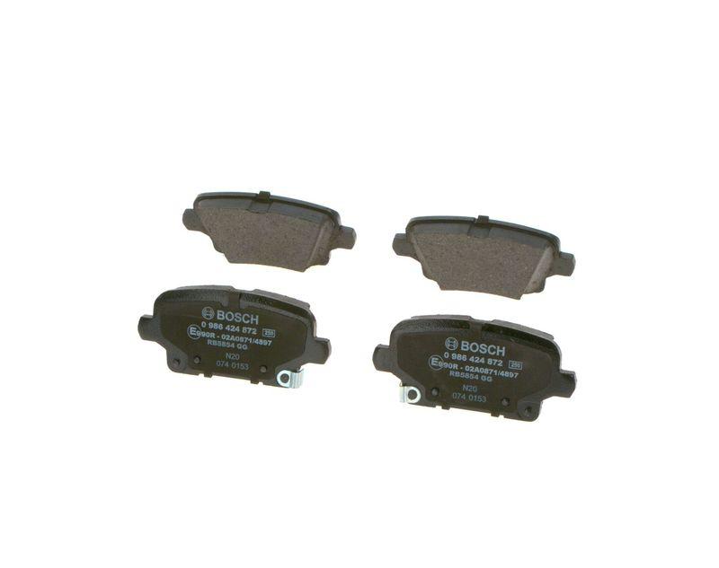 Kit de plaquettes de frein, frein à disque BOSCH 0 986 424 872