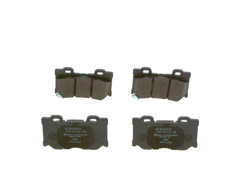 Kit de plaquettes de frein, frein à disque BOSCH 0 986 494 863