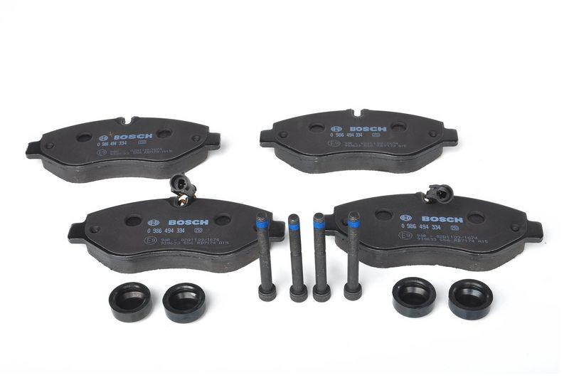 Kit de plaquettes de frein, frein à disque BOSCH 0 986 494 334