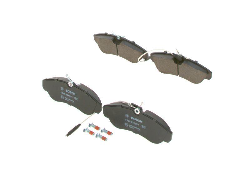 Kit de plaquettes de frein, frein à disque BOSCH 0 986 424 031
