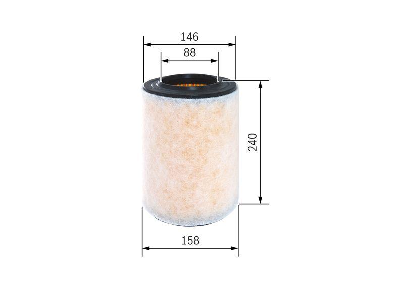 Filtre à air BOSCH F 026 400 298