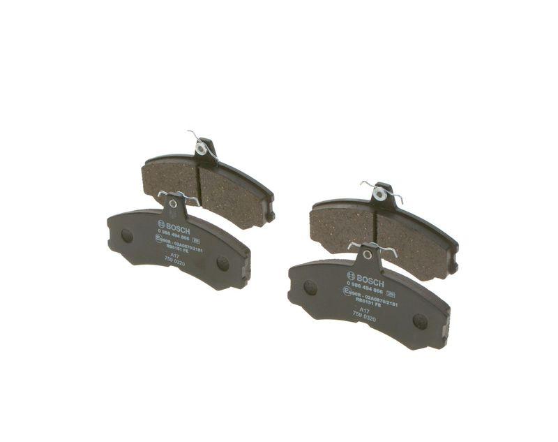 Kit de plaquettes de frein, frein à disque BOSCH 0 986 494 866