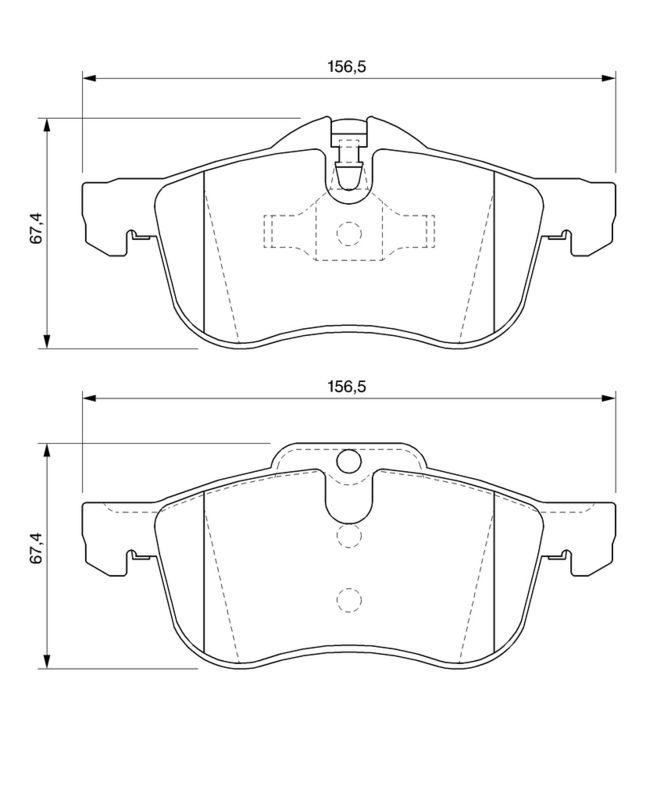 Kit de plaquettes de frein, frein à disque BOSCH 0986424758