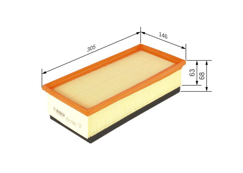 Filtre à air BOSCH F 026 400 121