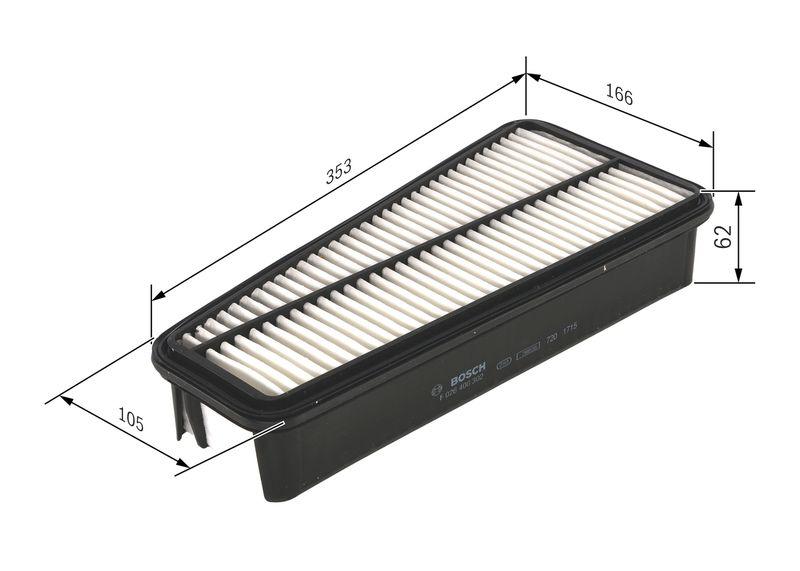 Filtre à air BOSCH F 026 400 302