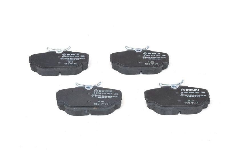 Kit de plaquettes de frein, frein à disque BOSCH 0986424564