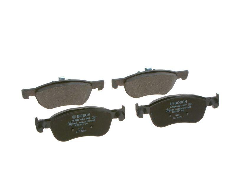 Kit de plaquettes de frein, frein à disque BOSCH 0 986 424 867