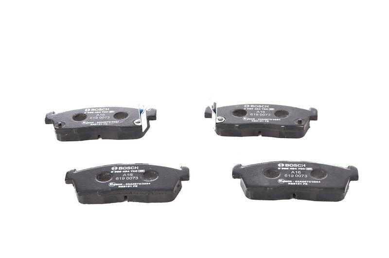 Kit de plaquettes de frein, frein à disque BOSCH 0 986 494 700