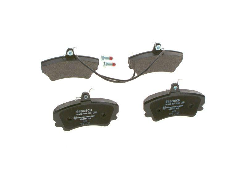 Kit de plaquettes de frein, frein à disque BOSCH 0 986 494 056